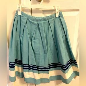 Blue Midi Skirt